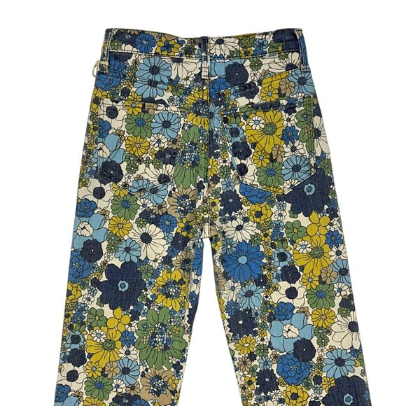 Mother Superior The Rambler Zip Ankle Jean 24 Dirt Bike Flowers NEW - Picture 8 of 12